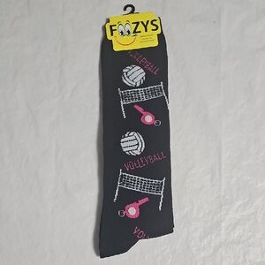 Foozys Volleyball Themed Knee-High Socks Women's Size 9-11 New